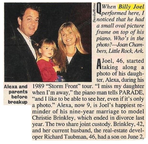 Joel, Billy / Alexa and Parents Before Breakup / 1995
