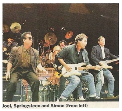 Joel, Billy / On Stage with Bruce Springsteen and Paul Simon / 1987