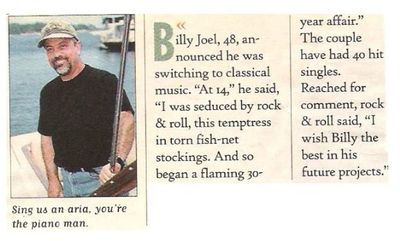 Joel, Billy / Sing Us An Aria, You're the Piano Man / 1997