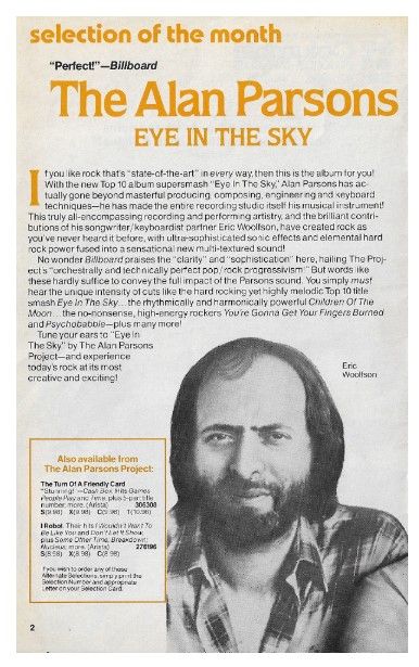 Parsons, Alan (Project) / Eye In the Sky - Selection of the Month (1983)
