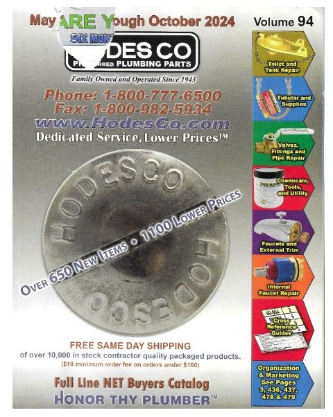 Hodes Co. / Full Line Net Buyers Catalog / May 2023-October 2024 / Volume 94