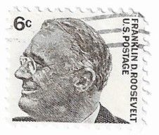 United States / 1966 / Franklin D. Roosevelt (6 Cents)