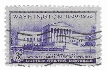 United States / 1950 / Supreme Court Building (3 Cents)