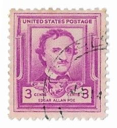 United States / 1949 / Edgar Allan Poe (3 Cents)