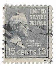 United States / 1938 / James Buchanan (15 Cents)