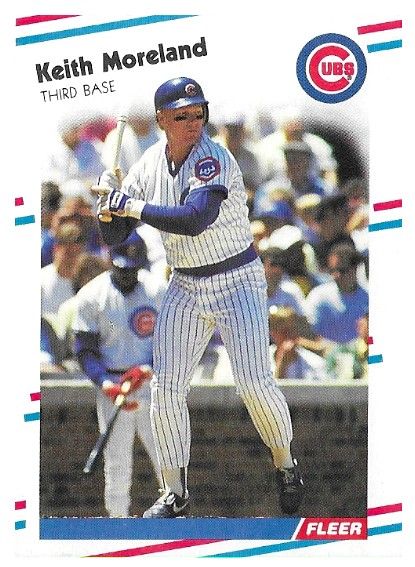 Moreland, Keith / 1988 Chicago Cubs / Fleer #425
