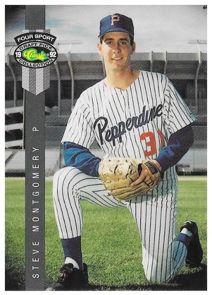 Montgomery, Steve / 1992 Pepperdine Waves / Classic Four Sport #286