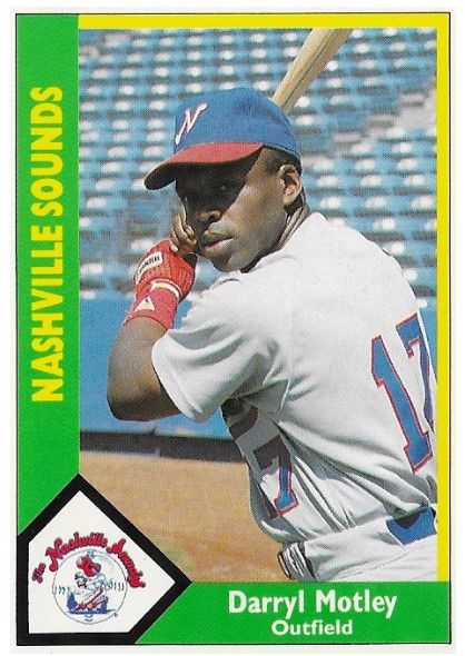 Motley, Darryl / 1990 Nashville Sounds / CMC #143