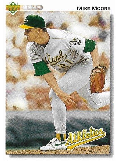 Moore, Mike / 1992 Oakland Athletics / Upper Deck #661