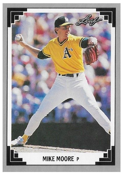 Moore, Mike / 1991 Oakland Athletics / Leaf #218