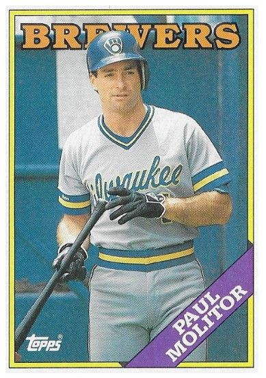 Molitor, Paul / 1988 Milwaukee Brewers / Topps #465