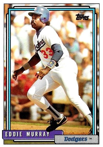 Murray, Eddie / 1992 Los Angeles Dodgers / Topps #780