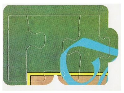 Musial, Stan / 1988 St. Louis Cardinals / Donruss Puzzle Card #1-2-3