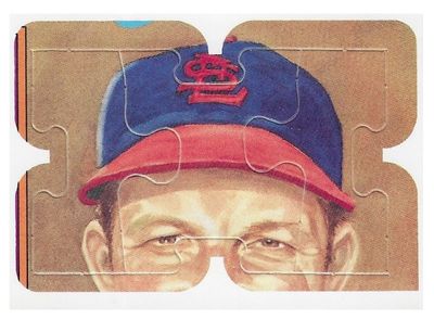 Musial, Stan / 1988 St. Louis Cardinals / Donruss Puzzle Card #22-23-24