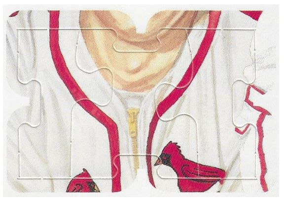 Musial, Stan / 1988 St. Louis Cardinals / Donruss Puzzle Card #40-41-42