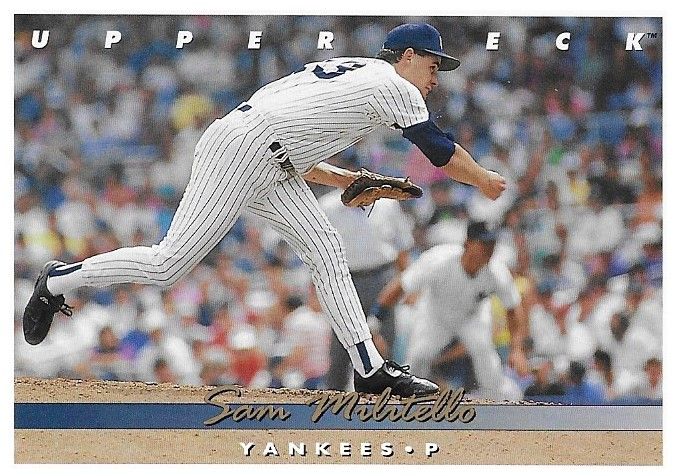 Militello, Sam / 1993 New York Yankees / Upper Deck #383