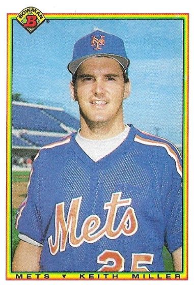 Miller, Keith / 1990 New York Mets / Bowman #136