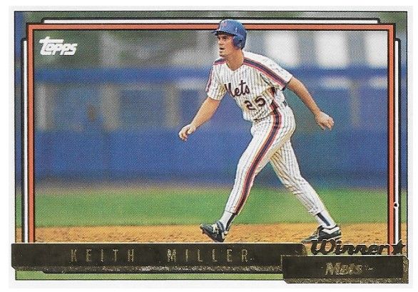Miller, Keith / 1992 New York Mets / Topps #157