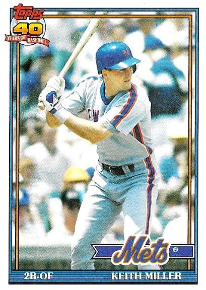 Miller, Keith / 1991 New York Mets / Topps #719