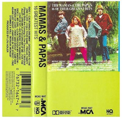 Mamas + Papas, The / 16 of Their Greatest Hits / MCA MCAC-1647