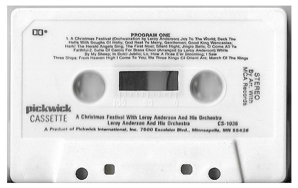 Anderson, Leroy / A Christmas Festival / Pickwick CS-1036