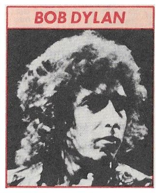 Dylan, Bob / On Stage-Looking to His Left-Name at Top