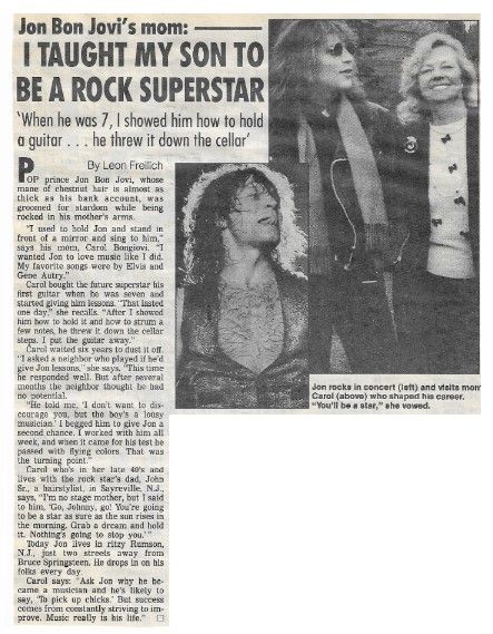 Bon Jovi, Jon / I Taught My Son to be a Rock Superstar