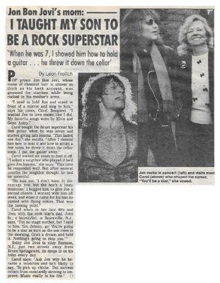 Bon Jovi, Jon / I Taught My Son to be a Rock Superstar