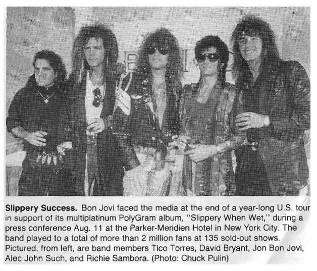 Bon Jovi / Slippery Success / 1987