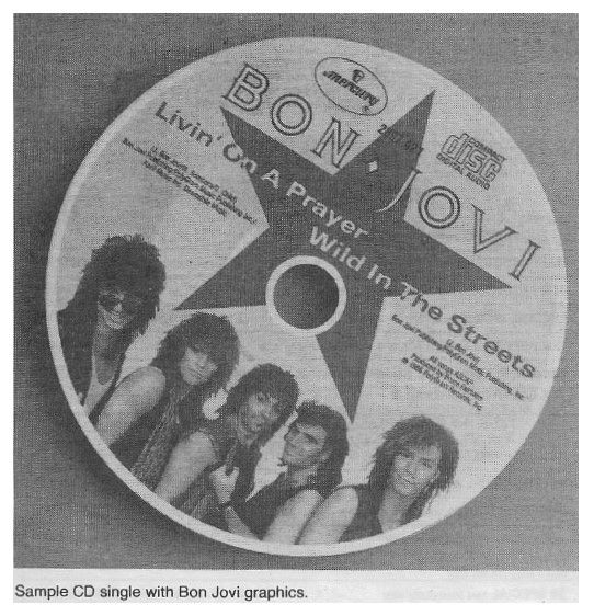 Bon Jovi / Sample CD Single with Bon Jovi Graphics (1987)