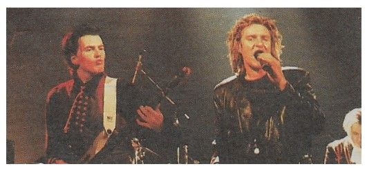 Duran Duran / Simon Le Bon and Andy Taylor On Stage