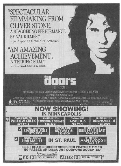 Kilmer, Val / The Doors - Spectacular Filmmaking From Oliver Stone (1991)