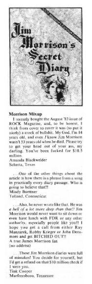 Doors, The / Morrison Mixup (1983)