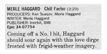 Haggard, Merle / Chill Factor (1988)