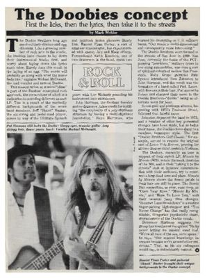 Doobie Brothers, The / The Doobies Concept / 1979
