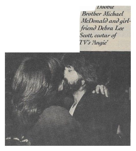 Doobie Brothers, The / Doobie Brother Michael McDonald and Girlfriend Debra Lee Scott (1979)