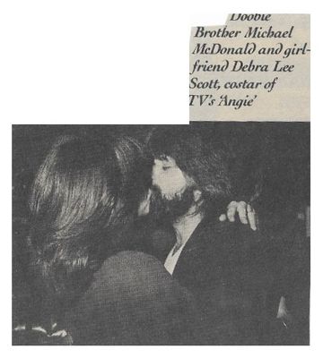 Doobie Brothers, The / Doobie Brother Michael McDonald and Girlfriend Debra Lee Scott / 1979
