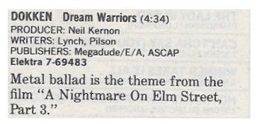 Dokken / Dream Warriors (1987)