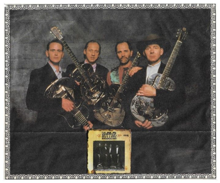 Notting Hillbillies, The / Group Photo - Mark Knopfler 2nd from Left (1990)