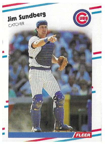 Sundberg, Jim / 1988 Chicago Cubs / Fleer #434