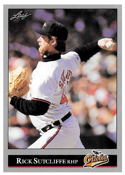 Sutcliffe, Rick / 1992 Baltimore Orioles / Leaf #508