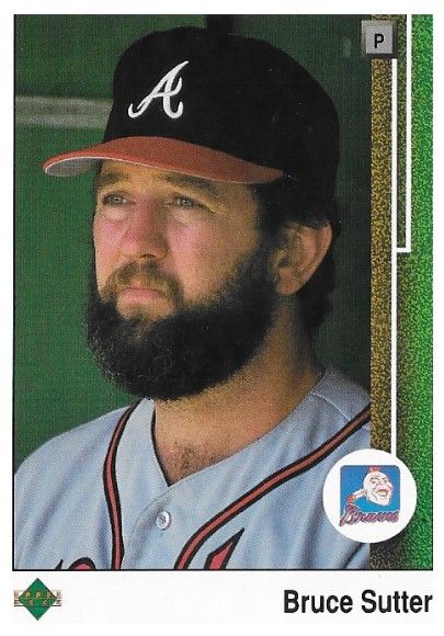 Sutter, Bruce / 1989 Atlanta Braves / Upper Deck #414