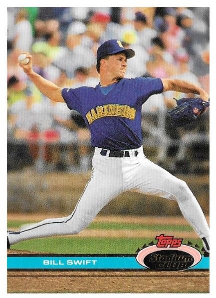 Swift, Bill / 1991 Seattle Mariners / Stadium Club #372