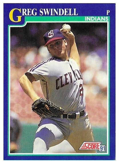 Swindell, Greg / 1991 Cleveland Indians / Score #110