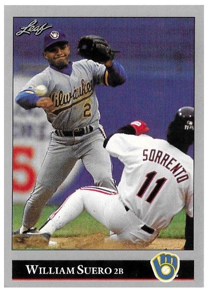 Suero, William / 1992 Milwaukee Brewers / Leaf #475