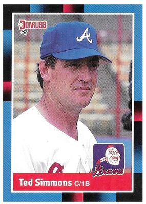 Simmons, Ted / 1988 Atlanta Braves / Donruss #560