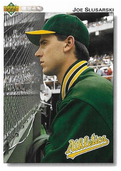 Slusarski, Joe / 1992 Oakland Athletics / Upper Deck #663
