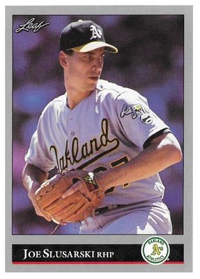 Slusarski, Joe / 1992 Oakland Athletics / Leaf #431