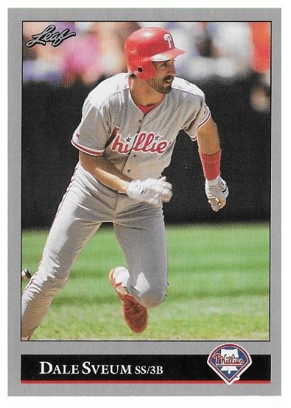 Sveum, Dale / 1992 Philadelphia Phillies / Leaf #473
