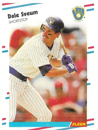 Sveum, Dale / 1988 Milwaukee Brewers / Fleer #176